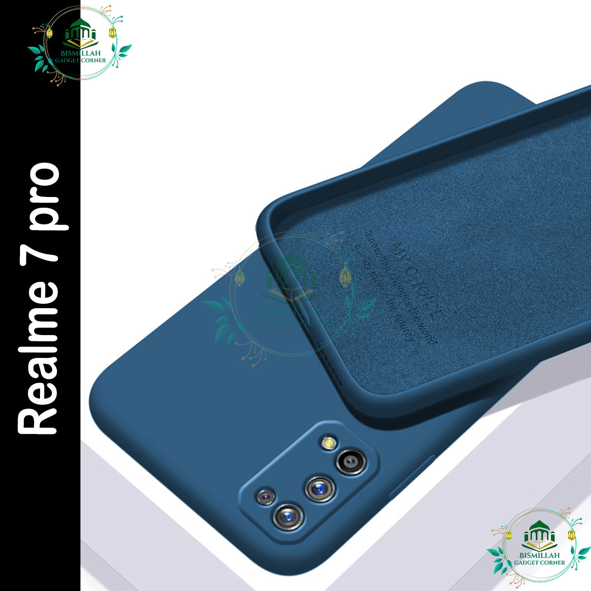Original Premium Liquid Silicone Phone case for Realme 7 pro Liquid Silicon Mobile Back Case Soft Silicone Phone Cover Silicone Phone Cases Price in Bangladesh - Mobile.com.bd