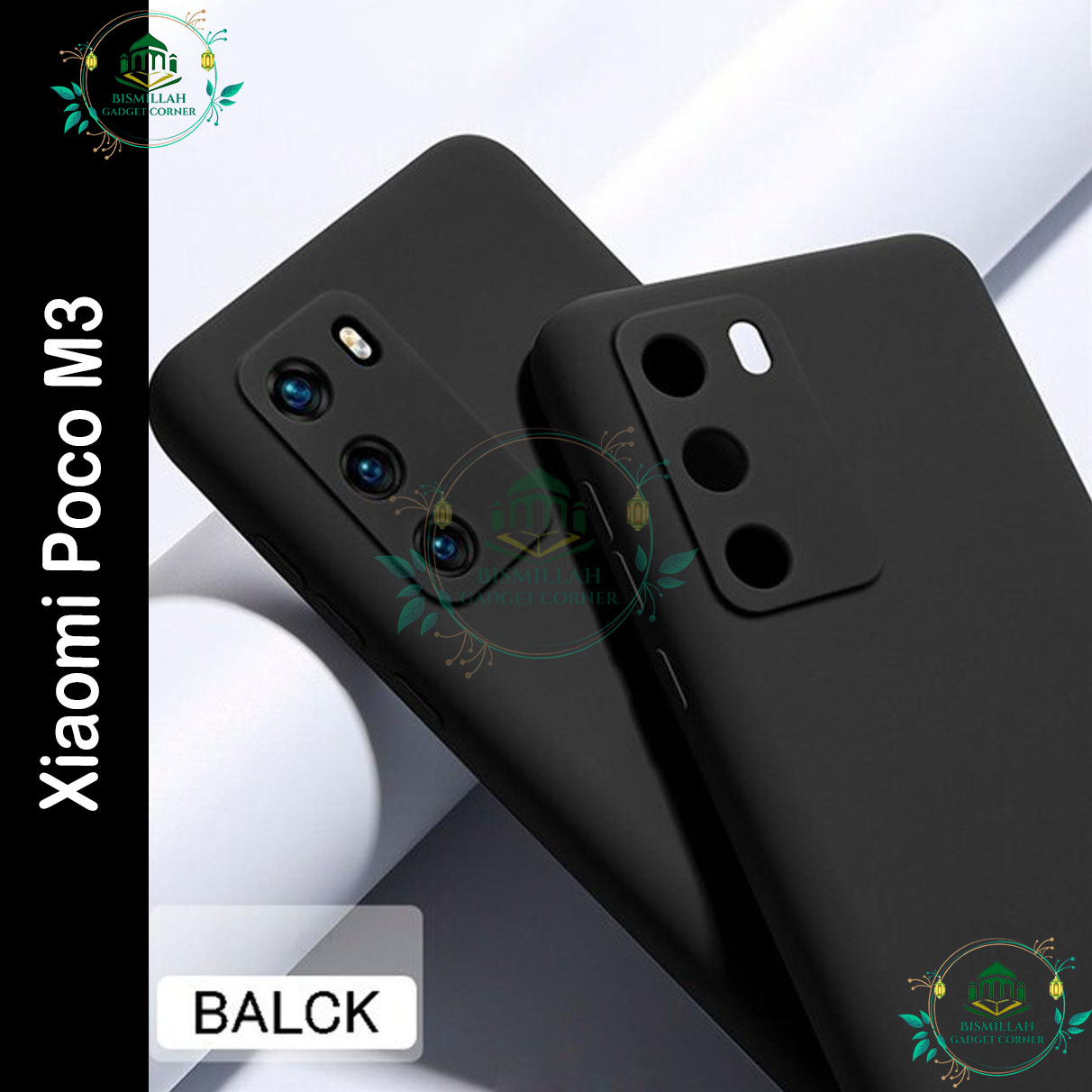 Premium Liquid Silicone Phone case for Xiaomi Poco M3 Liquid Silicon Mobile Back Case Soft Silicone Phone Cover Silicone Phone Cases Price in Bangladesh - Mobile.com.bd