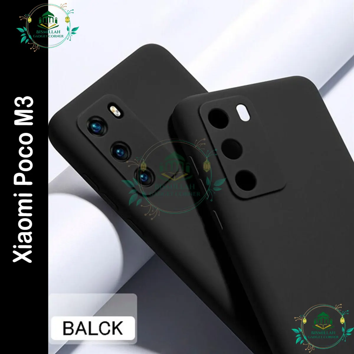 Premium Liquid Silicone Phone case for Xiaomi Poco M3 Liquid Silicon Mobile Back Case Soft Silicone Phone Cover