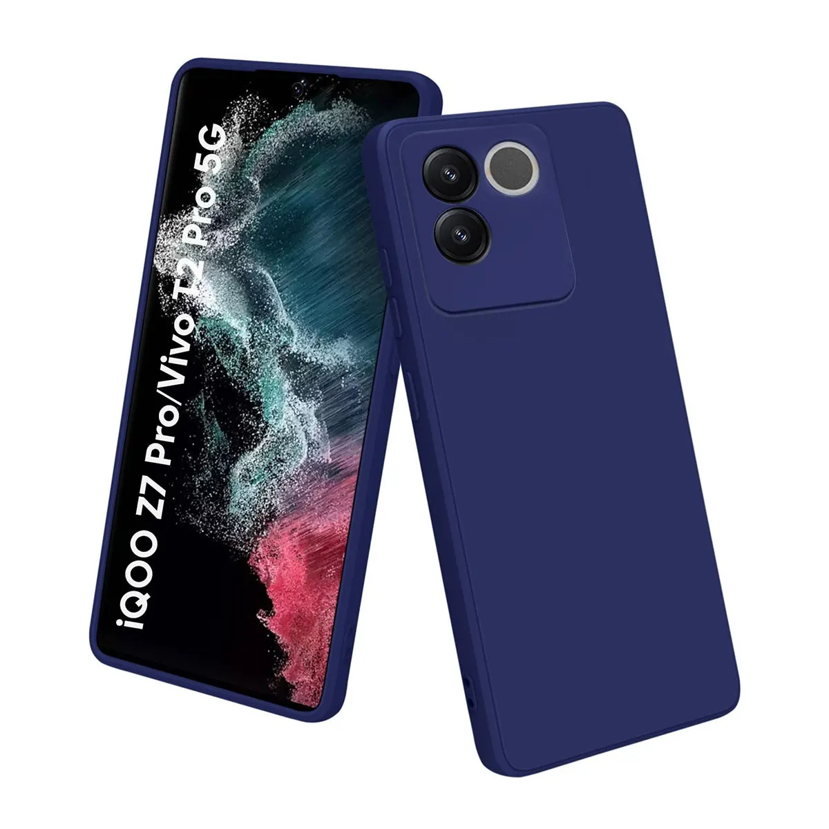 Premium Liquid Silicone Phone Case for iQOO Z7 Pro, Vivo T2 Pro 5G