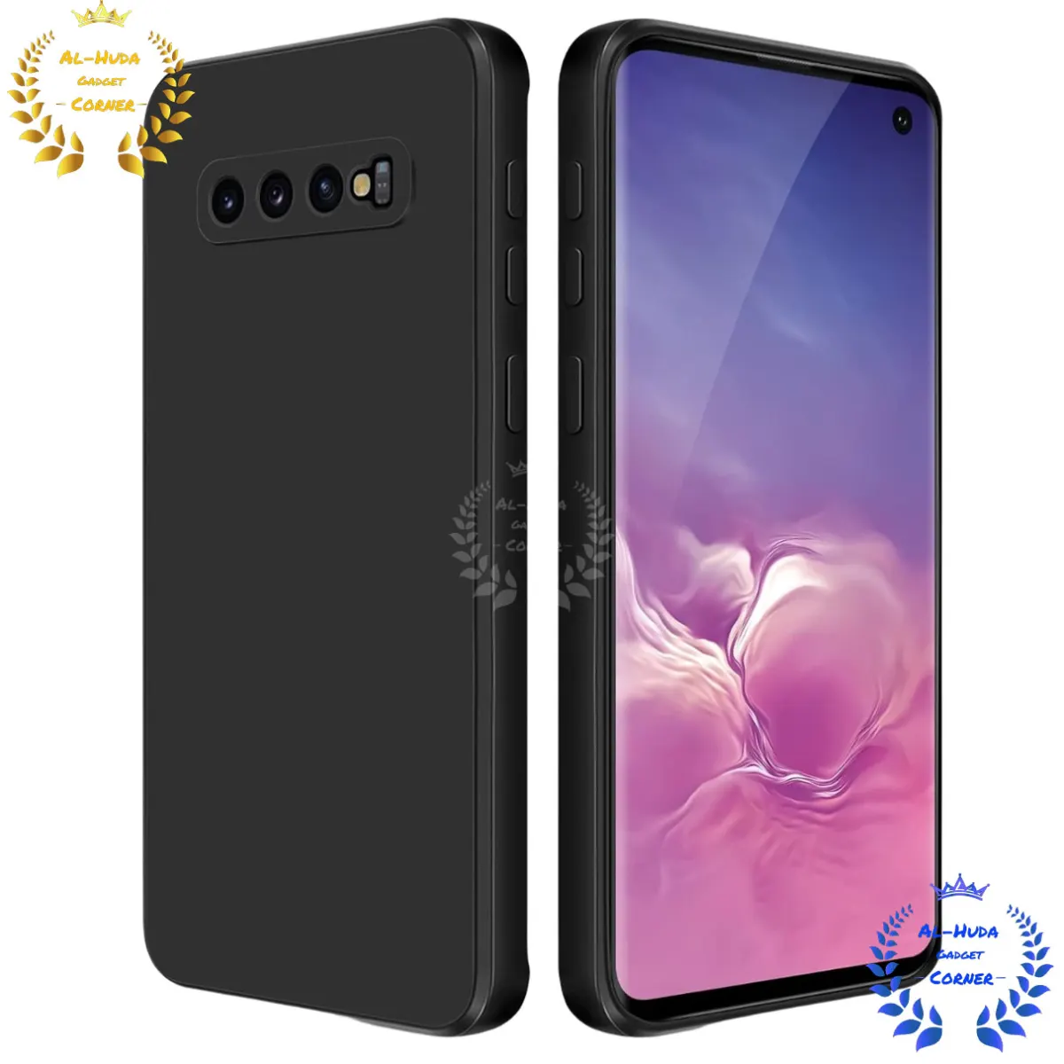 Shockproof & Transparent Crystal Clear Back Cover Case / Matte Protective Lens Flexible Back Cover for Samsung Galaxy S10 Plus / Samsung Galaxy S10+ | Slim Silicone Cover with Soft Lining Shockproof Full Body Bumper Case