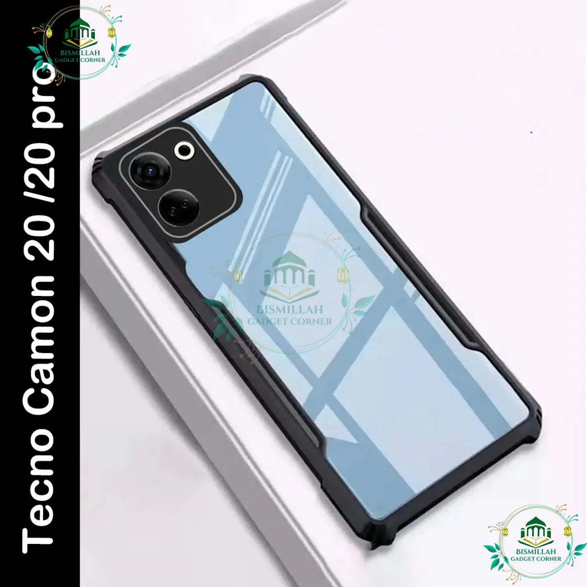 Original Xundd Back Cover for Tecno Camon 20 / Tecno Camon 20 Pro Transparent Hybrid Hard PC Back Bumper