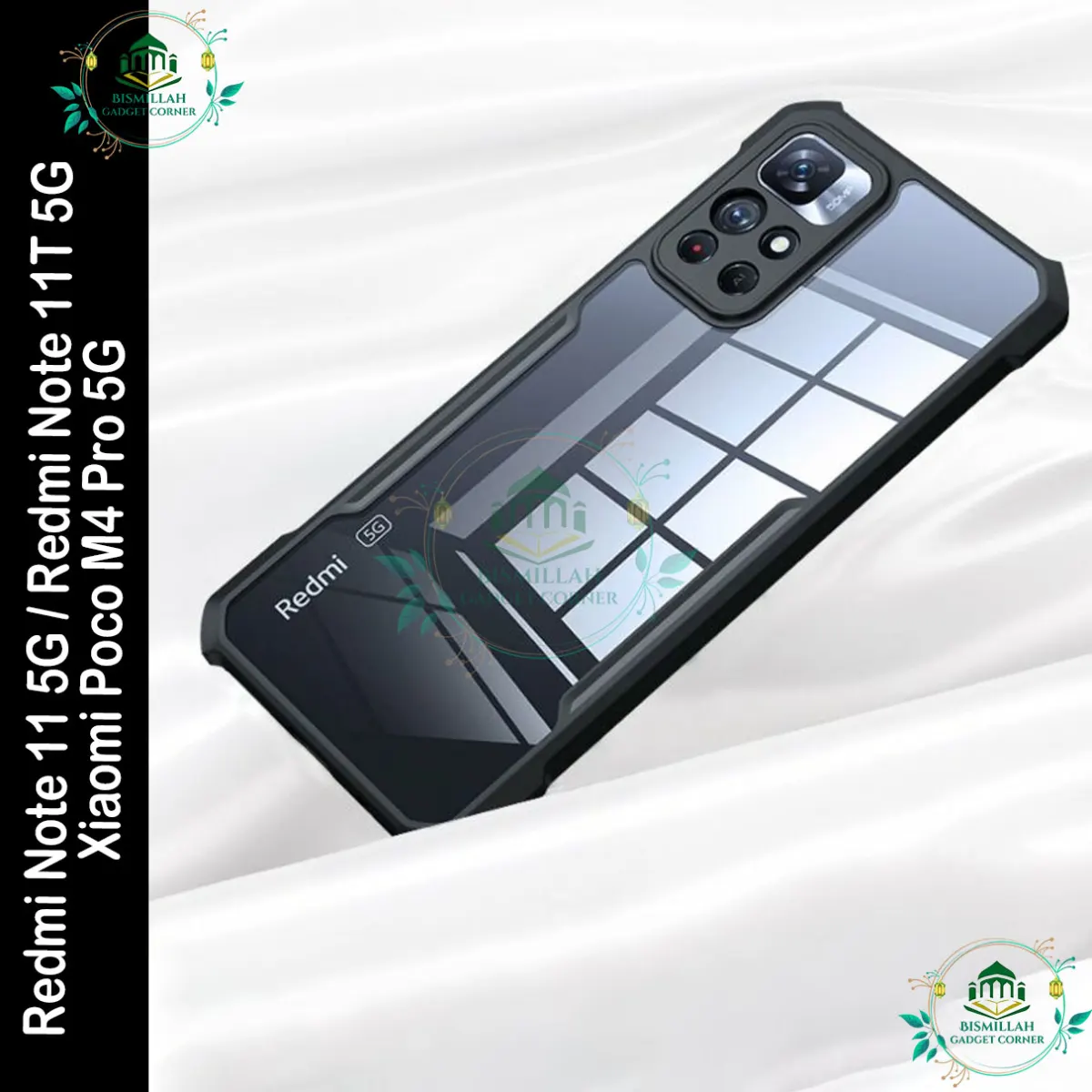 Original Xundd Back Cover for Xiaomi Redmi Note 11 5G / Redmi Note 11T 5G / Poco M4 Pro 5G Transparent Hybrid Hard PC Back Bumper