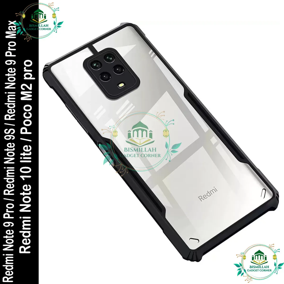 Original Xundd Back Cover for Redmi Note 9 Pro / Redmi Note 9S / Redmi Note 9 Pro Max / Poco M2 Pro / Redmi Note 10 lite  Transparent Hybrid Hard PC Back Bumper
