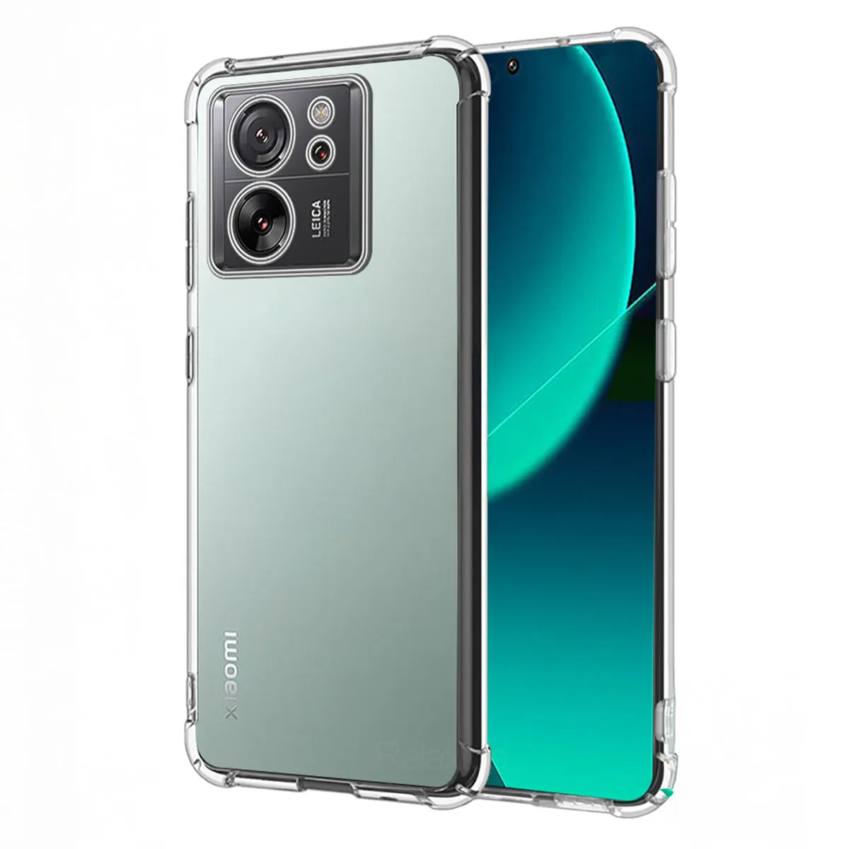 Transparent Back Cover for Xiaomi Redmi K60 Ultra / Xiaomi 13T / 13T Pro - Luxury Shockproof Soft Case