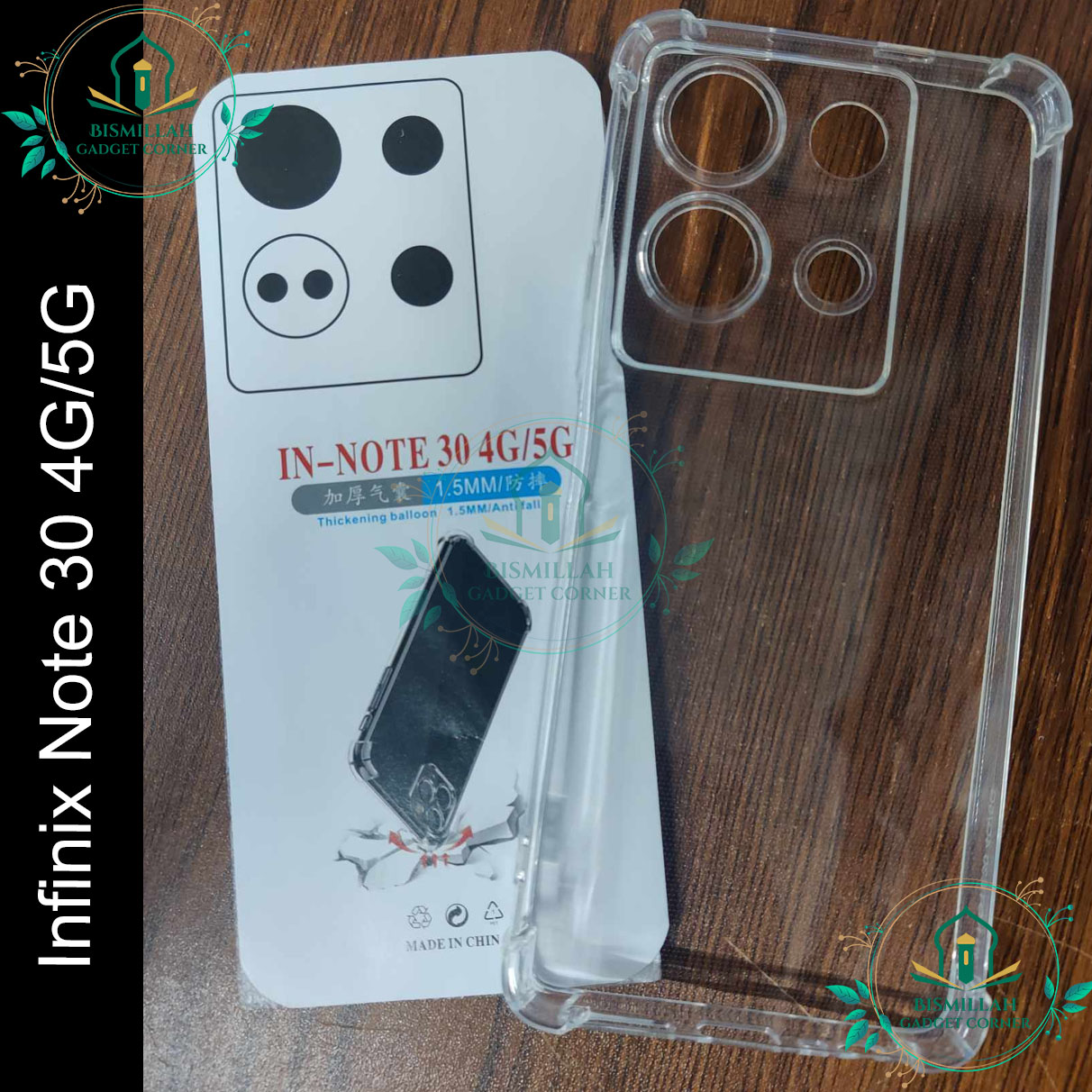 Transparent back cover For Infinix Note 30 4G / Infinix Note 30 5G Luxury transparent Protect Back Cover Soft Case Silicone Phone Cases Price in Bangladesh - Mobile.com.bd