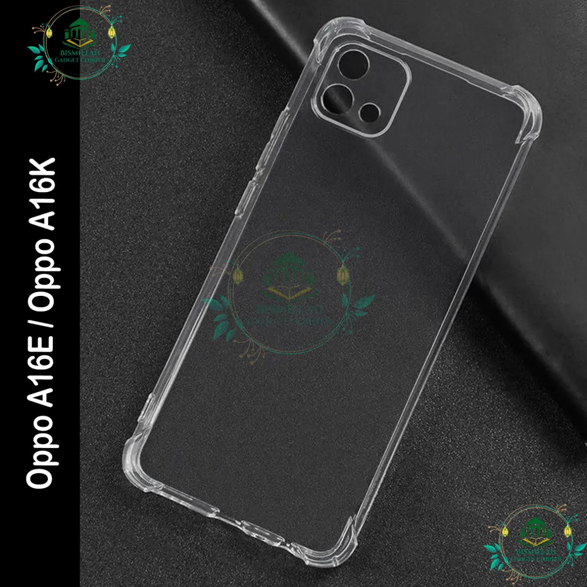 Original Transparent back cover For Oppo A16E / Oppo A16K Luxury transparent Protect Back Cover Soft Case