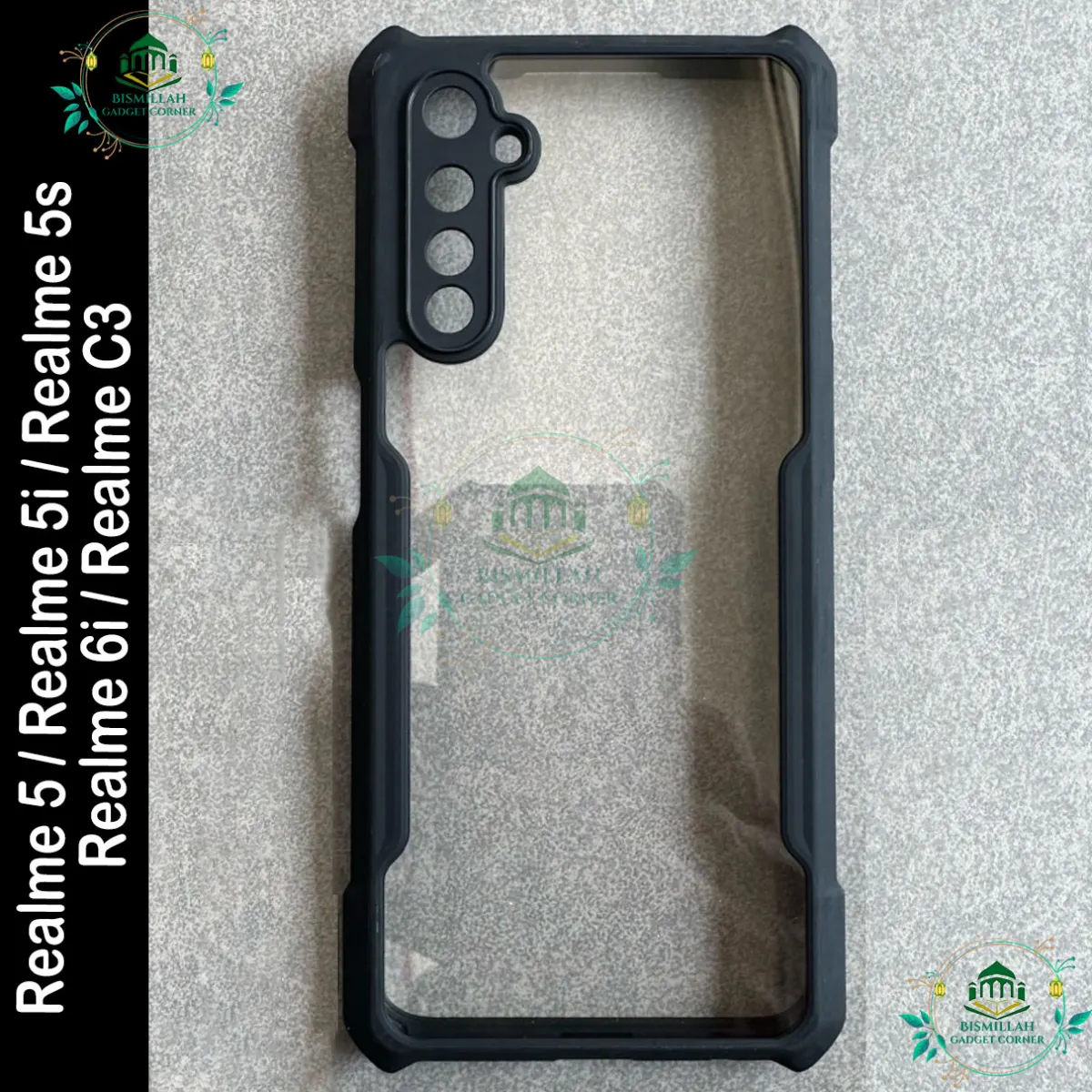 Original Xundd Back Cover for Realme 5 / Realme 5i / Realme 5s / Realme 6i / Realme C3 Transparent Hybrid Hard PC Back Bumper