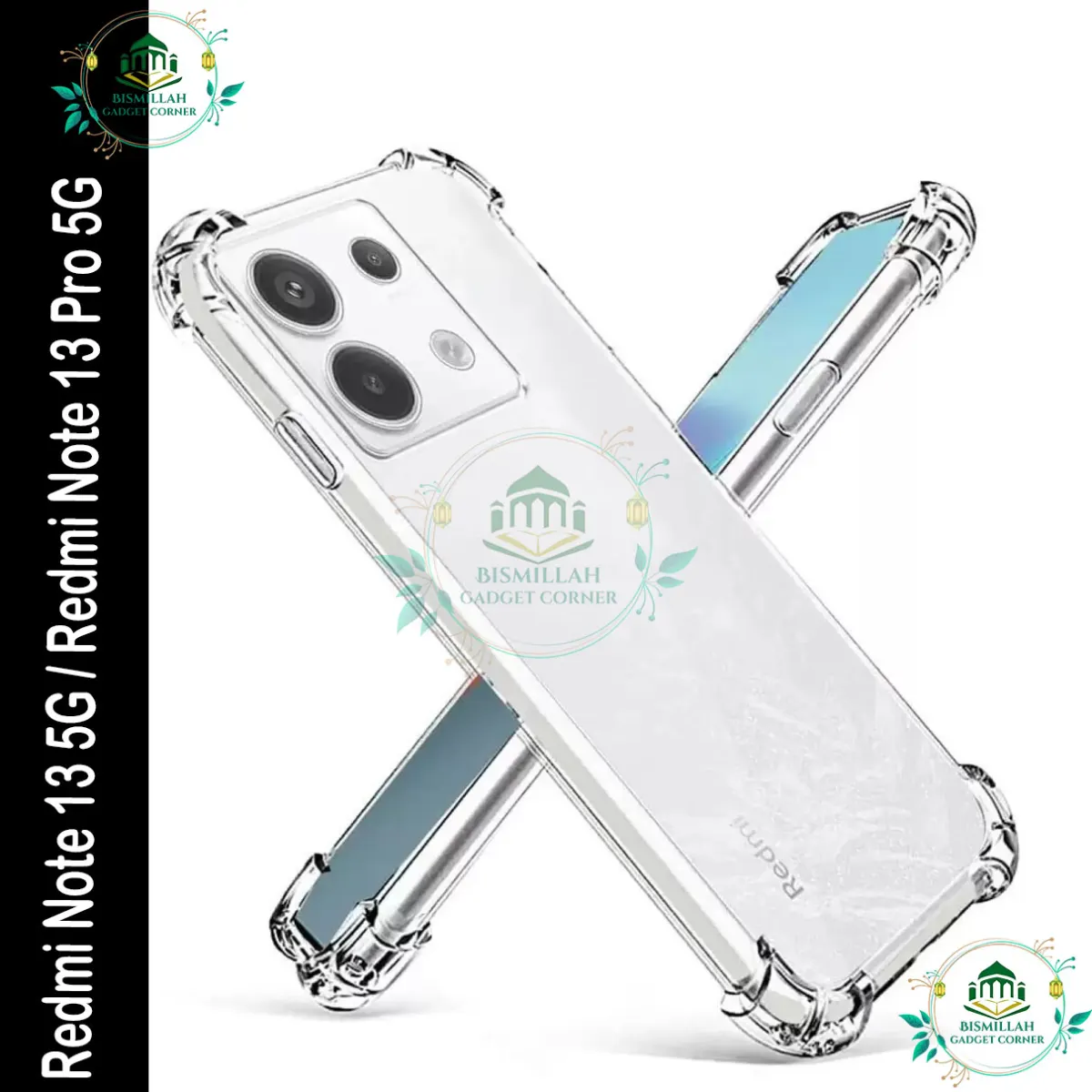 Transparent back cover For Xiaomi Redmi Note 13 Pro 5G / Xiaomi Redmi Note 13 5G Luxury transparent Protect Back Cover Soft Case