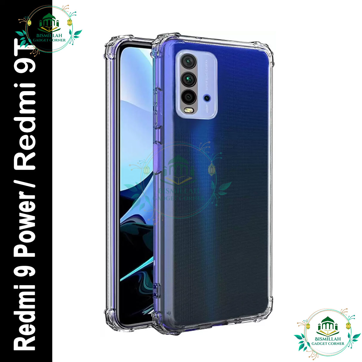 Transparent back cover For Redmi 9 Power / Redmi 9T / Mi 9 Power / Mi 9T Luxury transparent Protect Back Cover Soft Case Silicone Phone Cases Price in Bangladesh - Mobile.com.bd