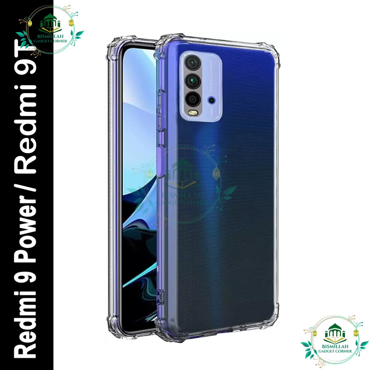 Transparent back cover For Redmi 9 Power / Redmi 9T / Mi 9 Power / Mi 9T Luxury transparent Protect Back Cover Soft Case