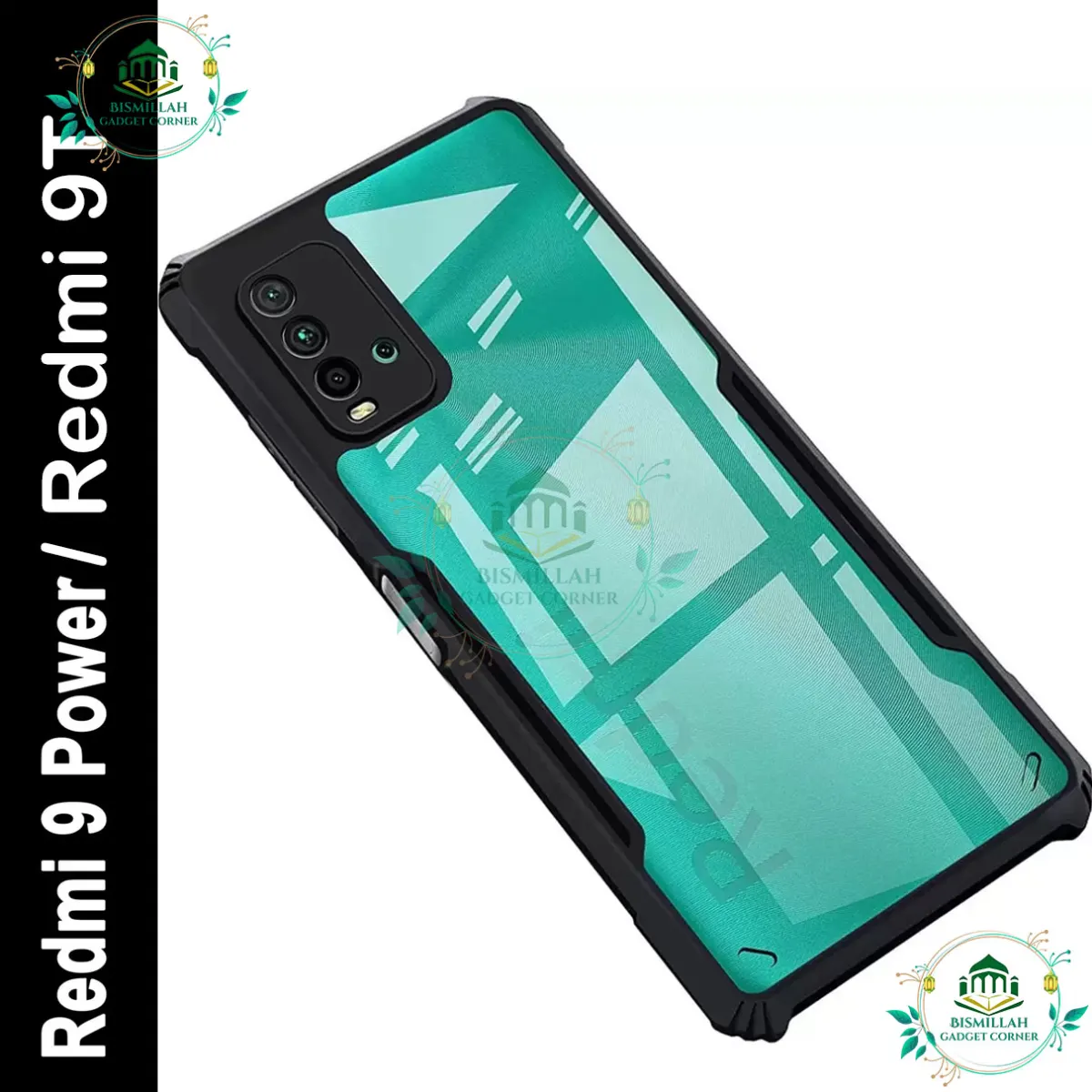 Xundd Back Cover for Redmi 9 Power / Redmi 9T / Mi 9 Power / Mi 9T Transparent Hybrid Hard PC Back Bumper