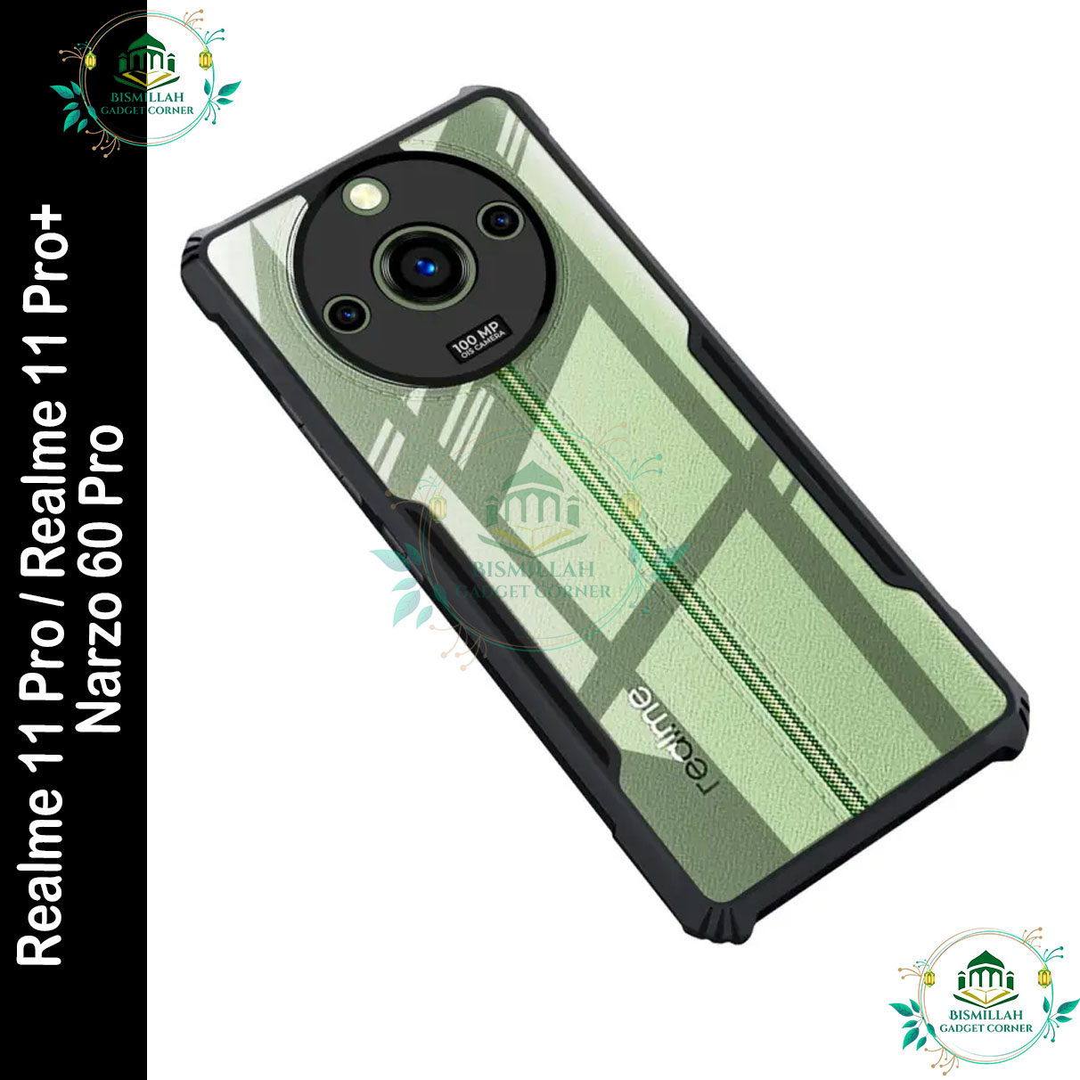 Xundd Back Cover for Realme 11 Pro / Realme 11 Pro+ / Narzo 60 Pro Transparent Hybrid Hard PC Back Bumper Silicone Phone Cases Price in Bangladesh - Mobile.com.bd