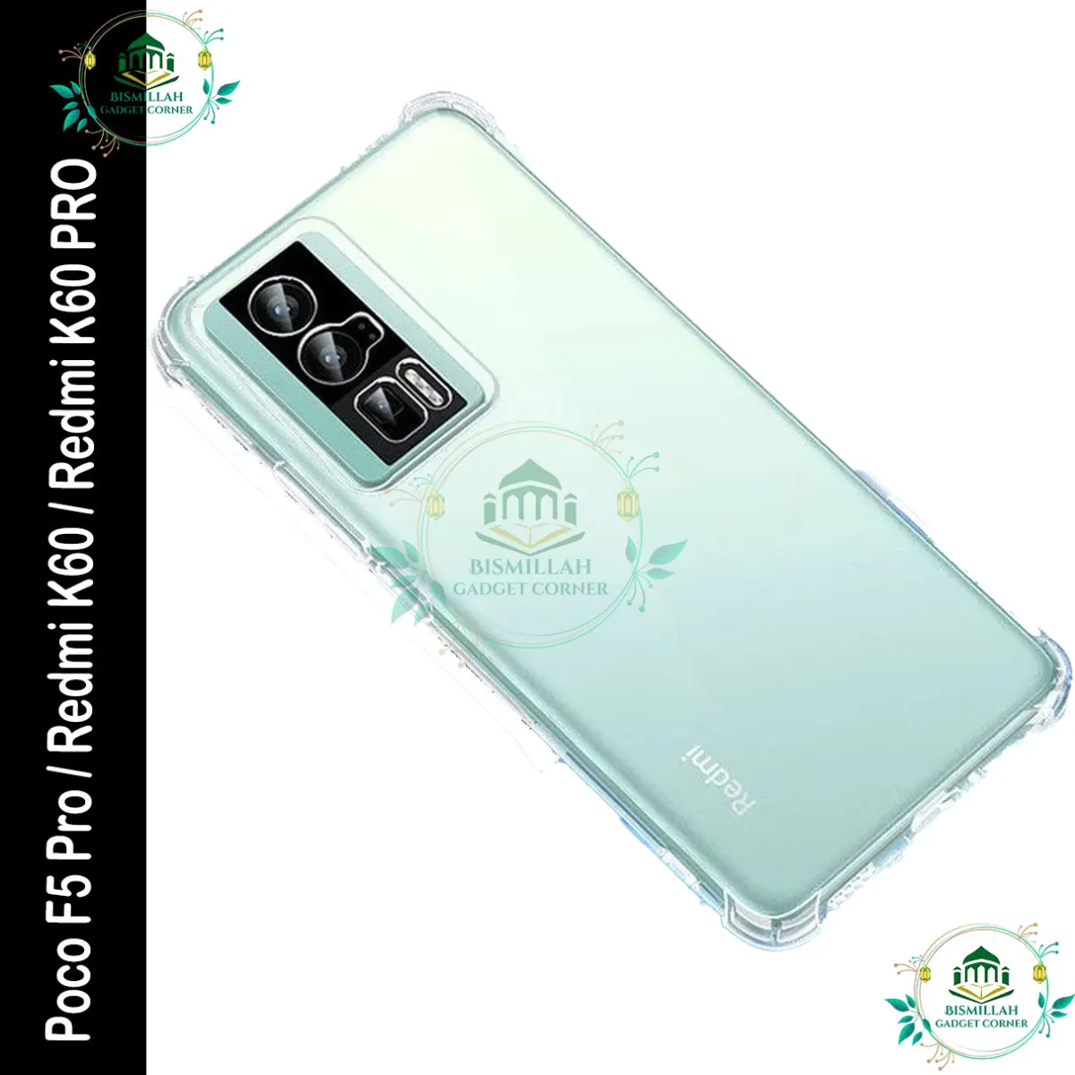 Original Transparent back cover For Xiaomi Poco F5 Pro / Xiaomi Redmi K60 / Xiaomi Redmi K60 PRO Luxury transparent Protect Back Cover Soft Case