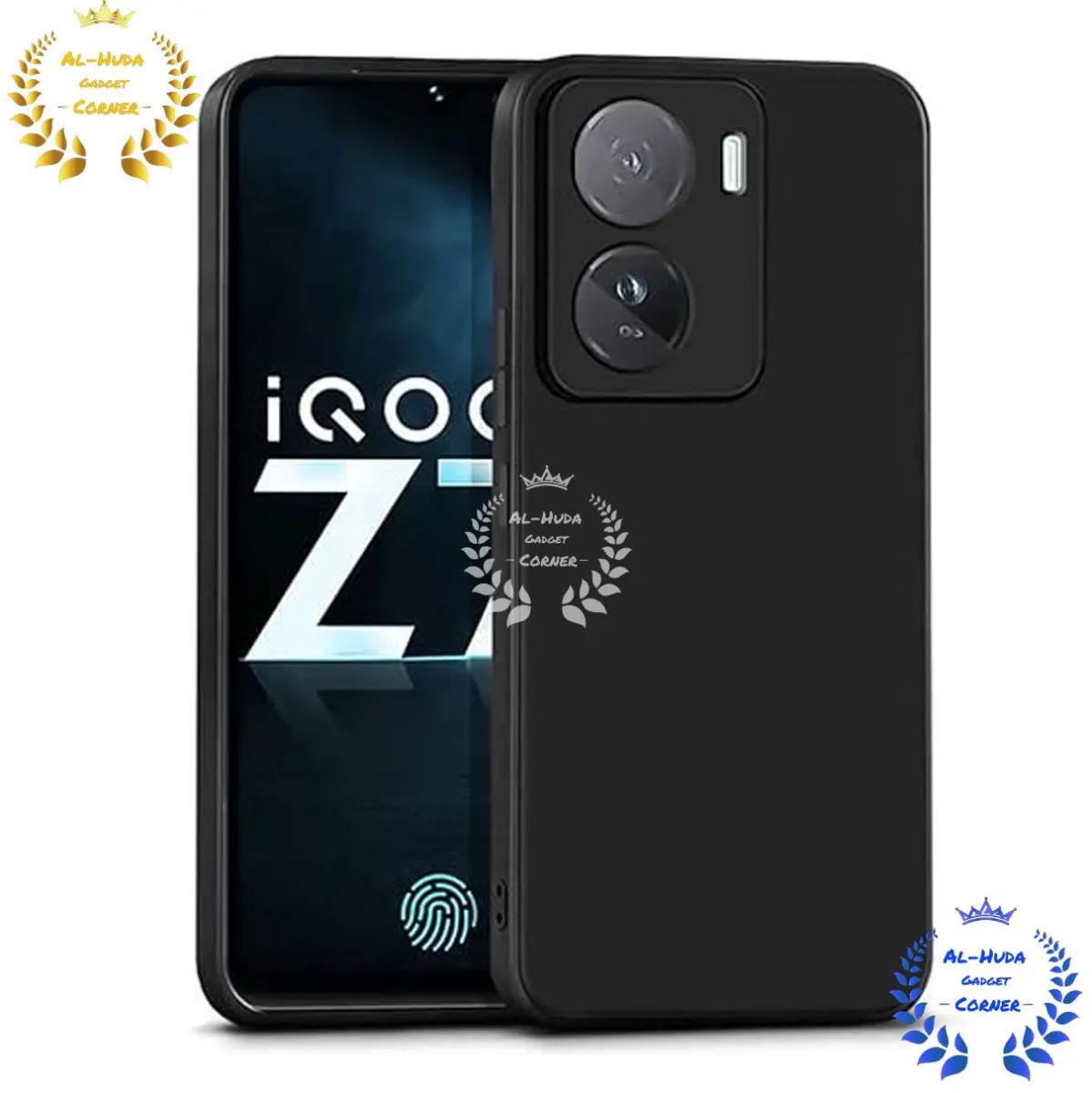 Shockproof & Transparent Crystal Clear Back Cover Case / Matte Protective Lens Flexible Back Cover for Vivo iQOO Z7 5G / iQOO Z7s 5G | Slim Silicone Cover with Soft Lining Shockproof Full Body Bumper Case