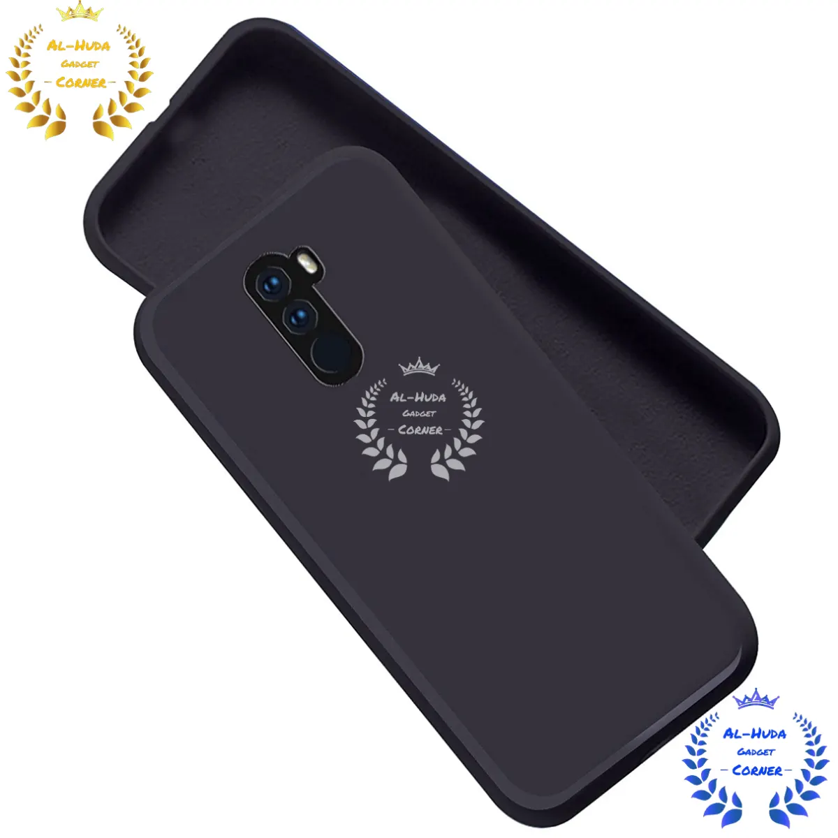 Shockproof & Transparent Crystal Clear Back Cover Case / Matte Protective Lens Flexible Back Cover for Xiaomi Poco F1 / Pocophone F1 | Slim Silicone Cover with Soft Lining Shockproof Full Body Bumper Case