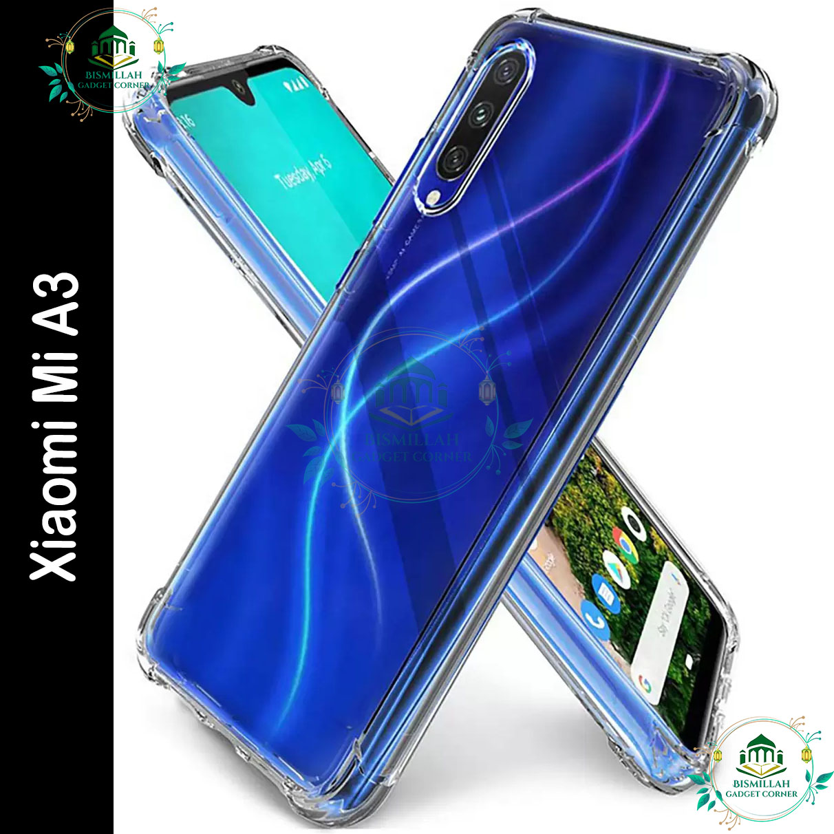 Original Transparent back cover For Xiaomi MI A3 Luxury transparent Protect Back Cover Soft Case Silicone Phone Cases Price in Bangladesh - Mobile.com.bd
