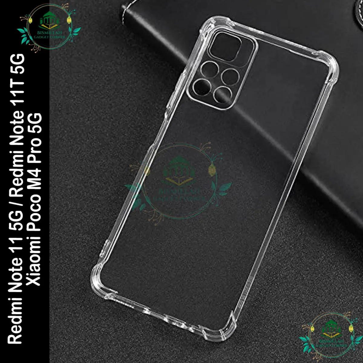 Transparent back cover For Xiaomi Redmi Note 11 5G / Redmi Note 11T 5G / Poco M4 Pro 5G Luxury transparent Protect Back Cover Soft Case