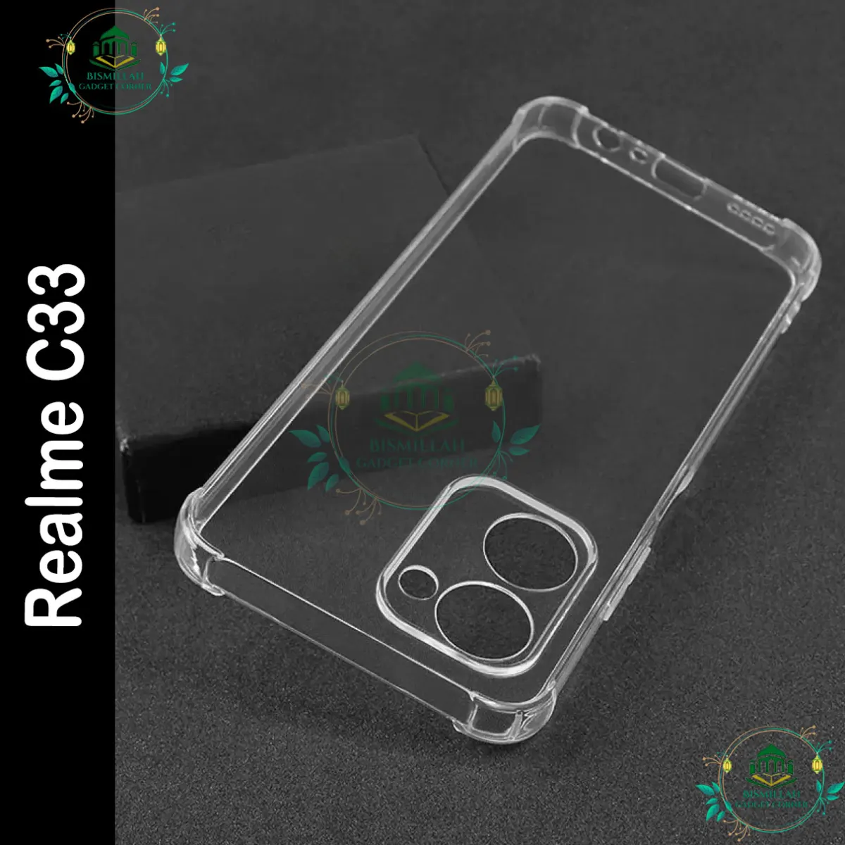 Original Transparent back cover For Realme C33 Luxury transparent Protect Back Cover Soft Case