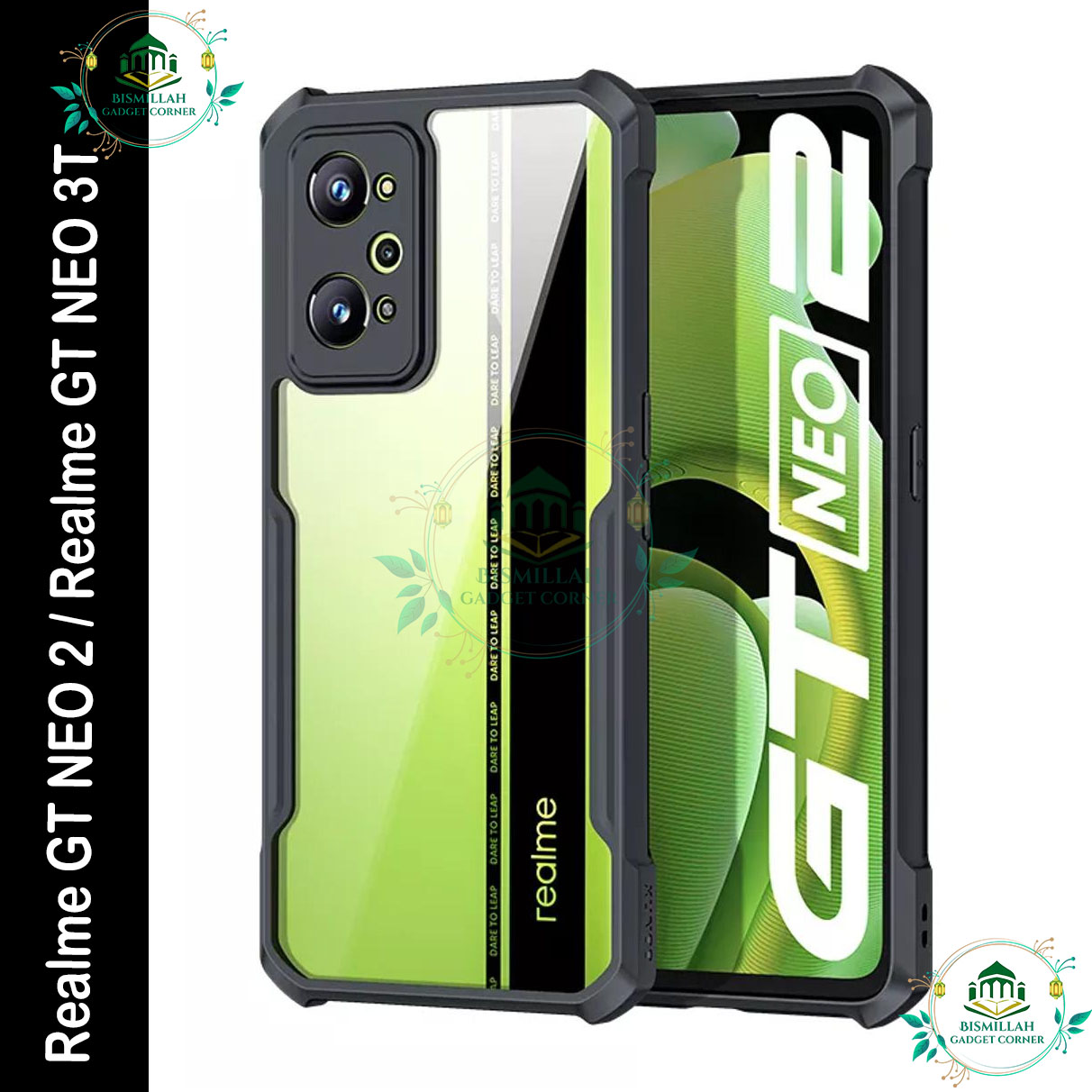 Original Xundd Back Cover for Realme GT NEO 2 / Realme GT NEO 3T Transparent Hybrid Hard PC Back Bumper Silicone Phone Cases Price in Bangladesh - Mobile.com.bd