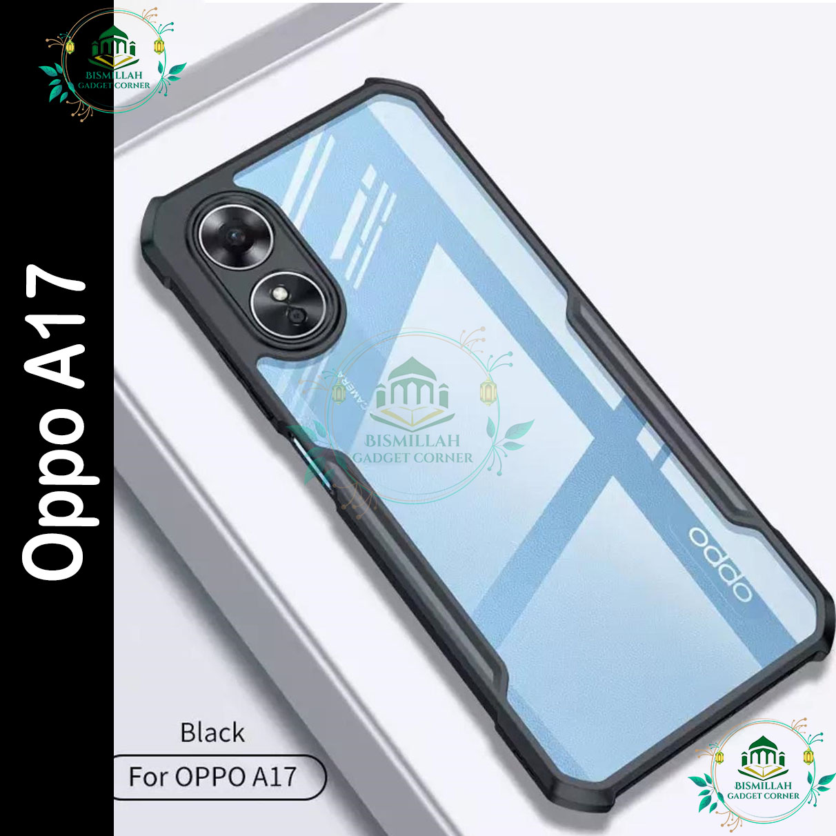 Original Xundd Back Cover for Oppo A17 Transparent Hybrid Hard PC Back Bumper Silicone Phone Cases Price in Bangladesh - Mobile.com.bd
