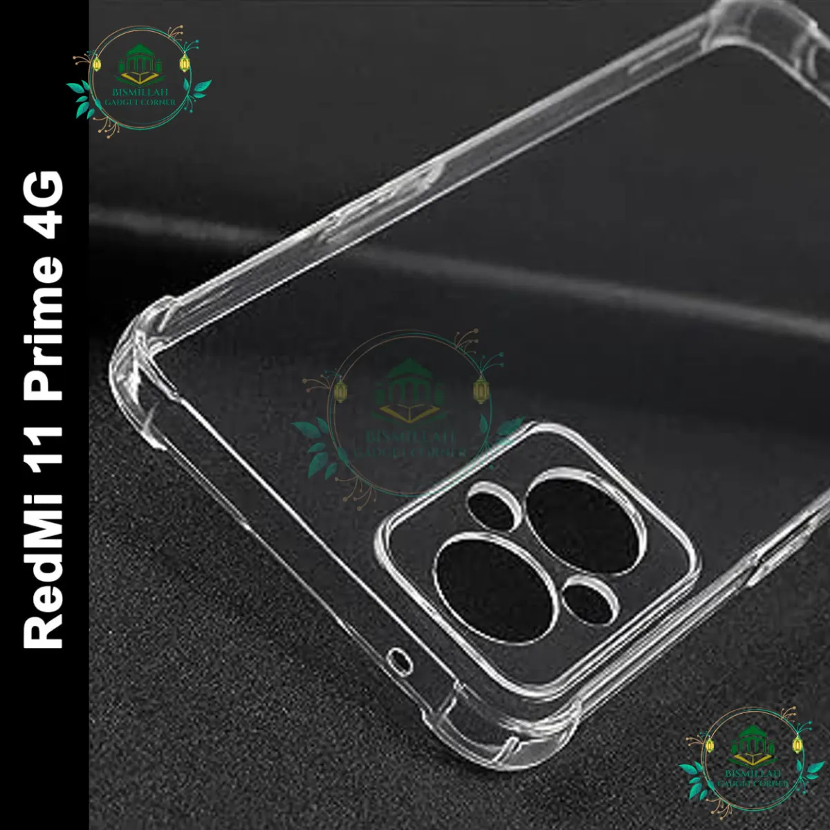 Transparent back cover For Xiaomi Redmi 11 Prime 4g Luxury transparent Protect Back Cover Soft Case