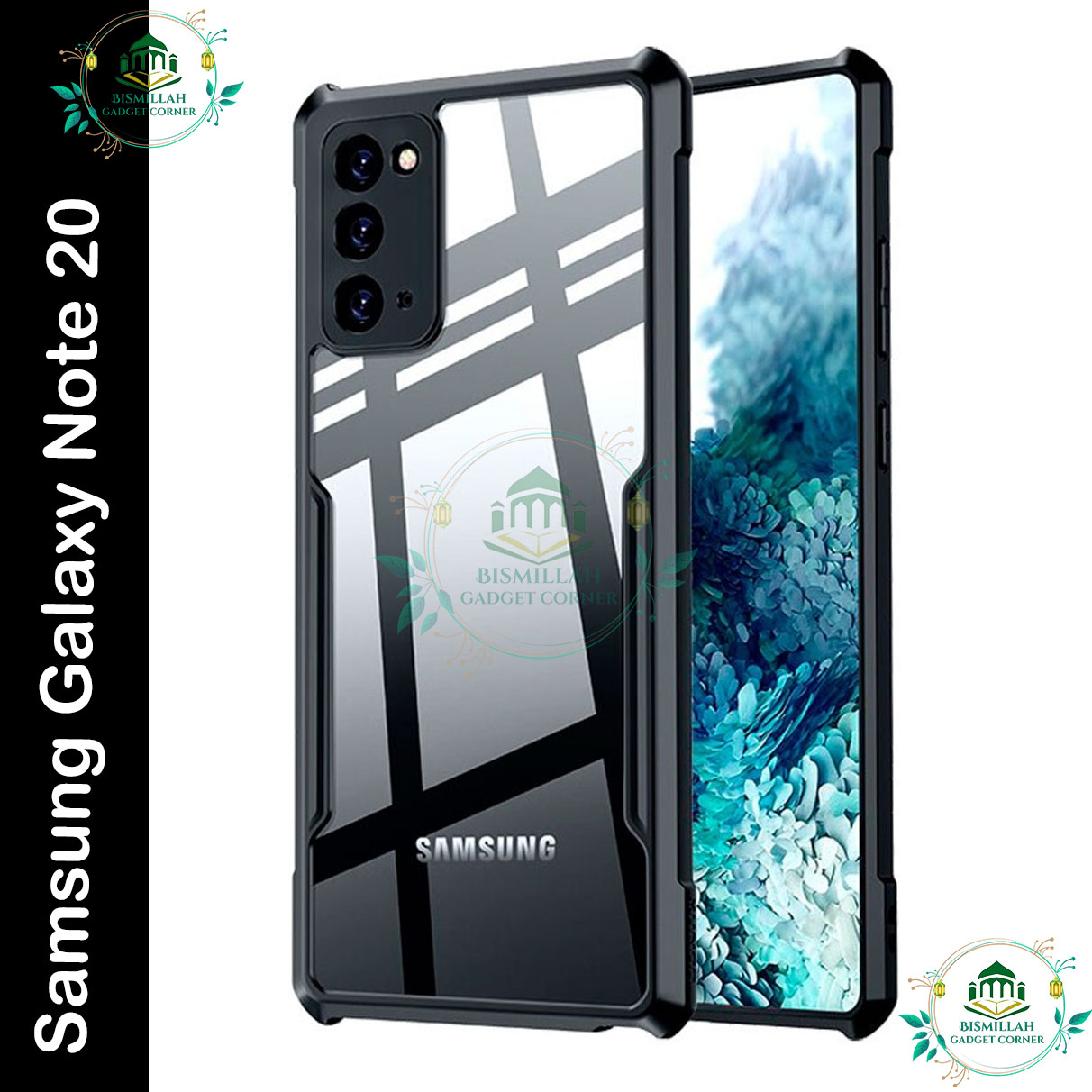 Xundd Back Cover for Samsung Galaxy Note 20 Transparent Hybrid Hard PC Back Bumper Silicone Phone Cases Price in Bangladesh - Mobile.com.bd
