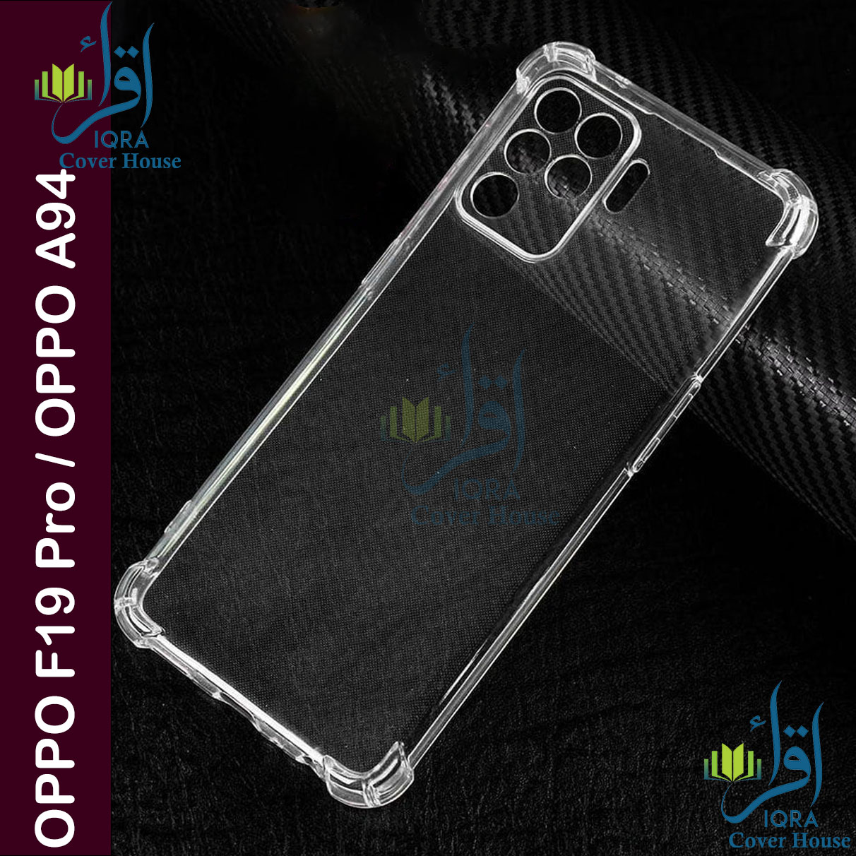 Original Transparent back cover For OPPO F19 Pro / OPPO A94 Luxury transparent Protect Back Cover Soft Case Silicone Phone Cases Price in Bangladesh - Mobile.com.bd