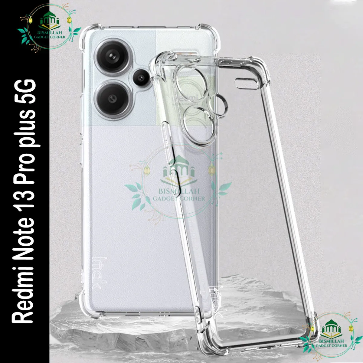 Transparent back cover For Xiaomi Redmi Note 13 Pro plus 5G / Xiaomi Redmi Note 13 Pro+ Luxury transparent Protect Back Cover Soft Case