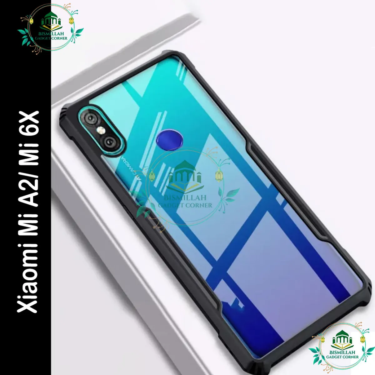 Original Xundd Back Cover for Xiaomi Mi A2 / Mi 6X Transparent Hybrid Hard PC Back Bumper