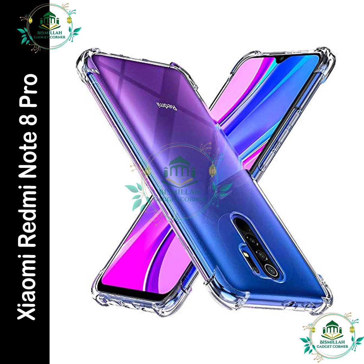 Transparent back cover For Xiaomi Redmi Note 8 Pro Luxury transparent Protect Back Cover Soft Case Silicone Phone Cases Price in Bangladesh - Mobile.com.bd