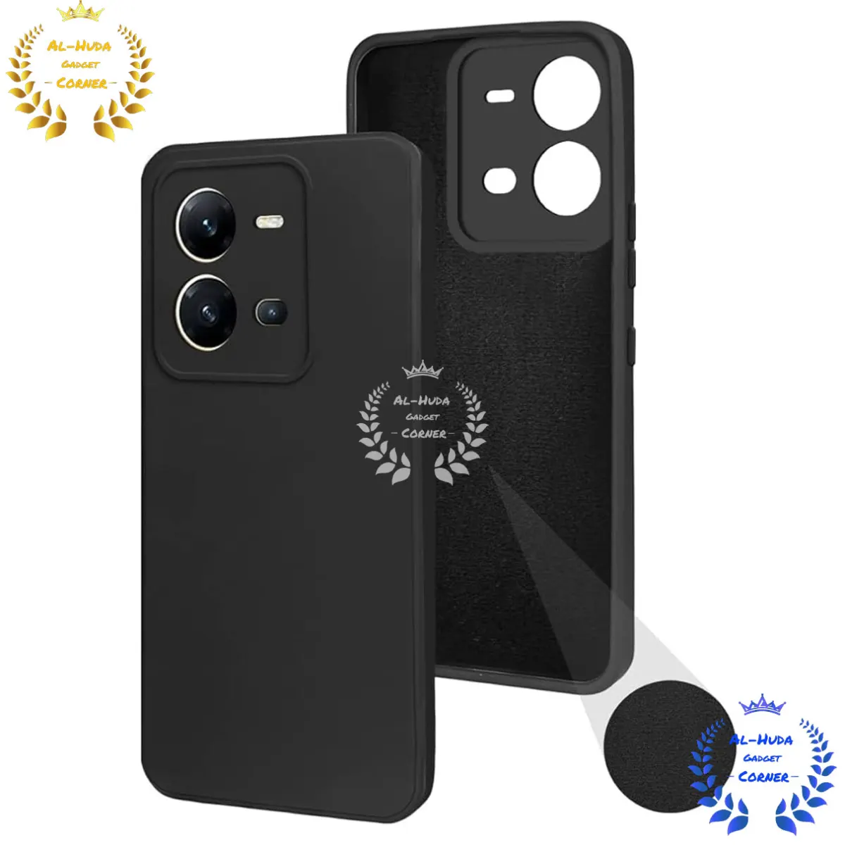 Shockproof & Transparent Crystal Clear Back Cover Case / Matte Protective Lens Flexible Back Cover for Vivo V25 / Vivo V25E 5G | Slim Silicone Cover with Soft Lining Shockproof Full Body Bumper Case