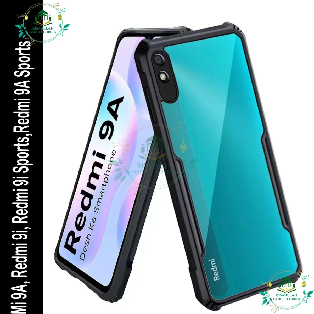 Original Xundd Back Cover for Xiaomi Redmi 9i , Xiaomi Redmi 9A , Xiaomi Redmi 9i Sprot , Xiaomi Redmi 9A Sprot / Redmi 9i , Redmi 9A , mi 9i Sprot , Redmi 9A Sprot Transparent Hybrid Hard PC Back Bumper