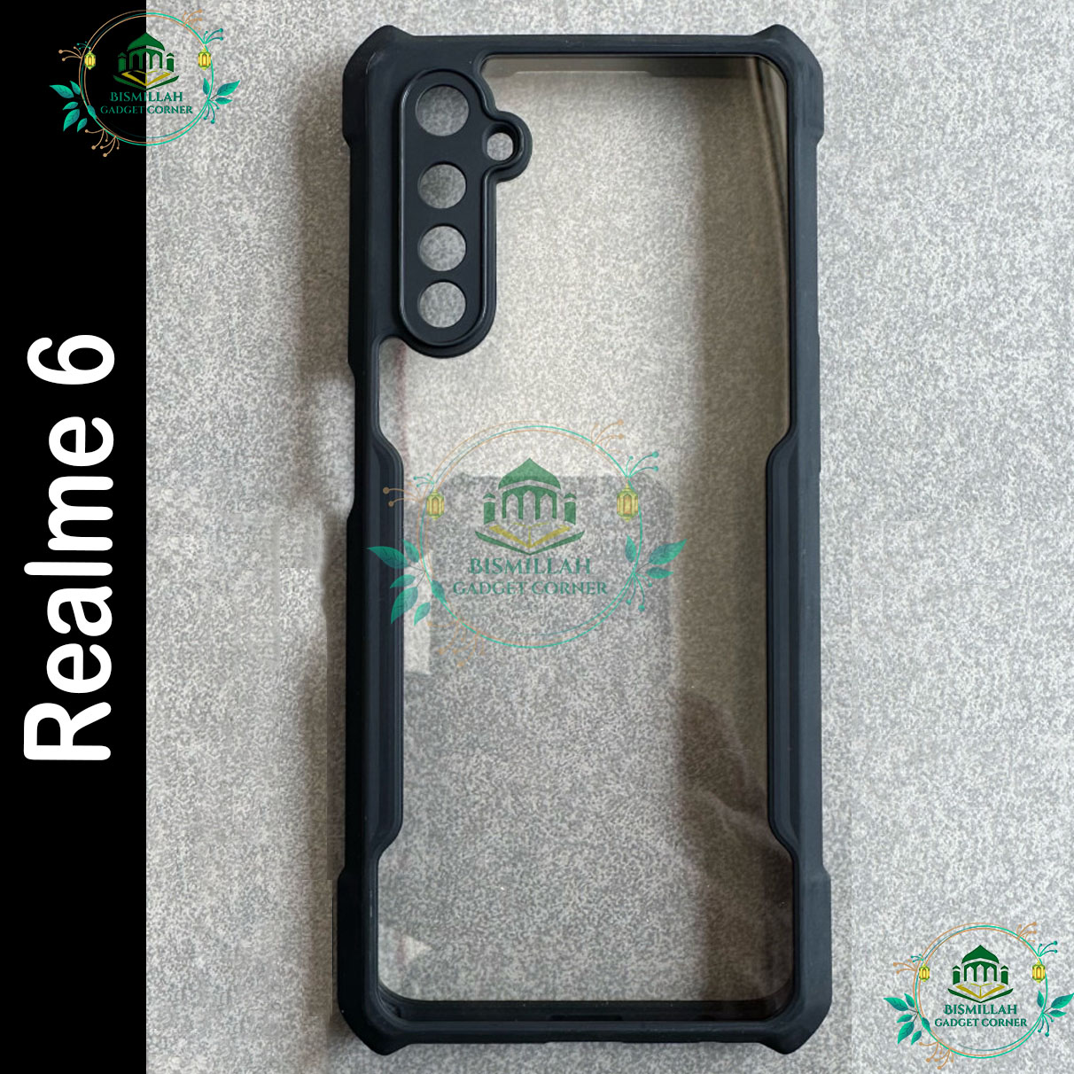 Xundd Back Cover for Realme 6 Transparent Hybrid Hard PC Back Bumper Silicone Phone Cases Price in Bangladesh - Mobile.com.bd