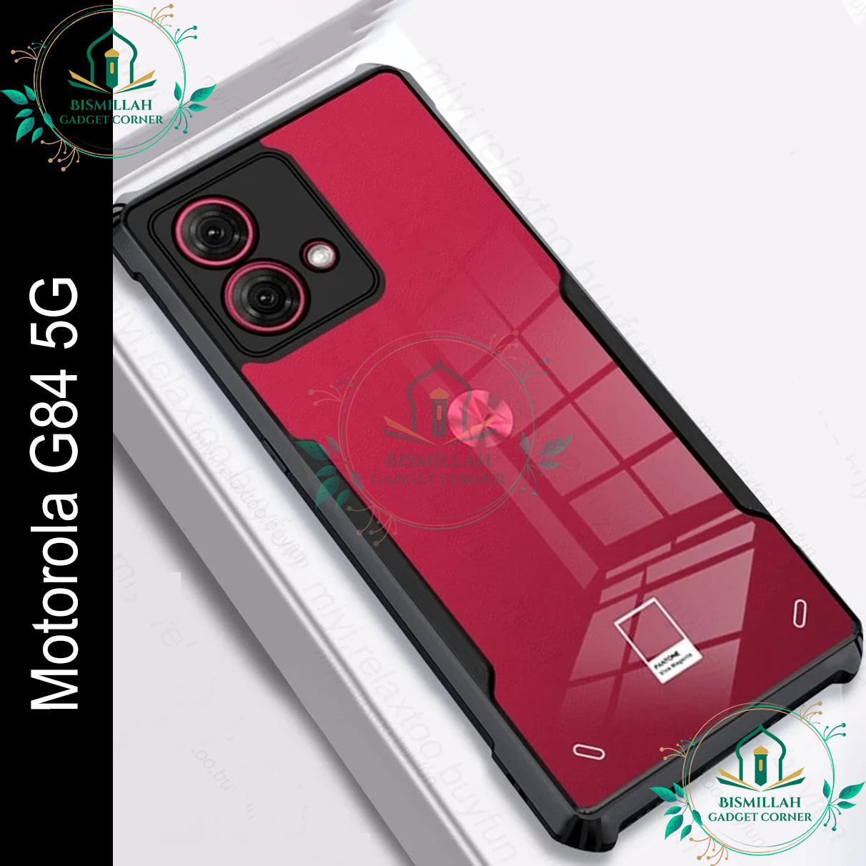 Xundd Back Cover for Motorola Moto G84 5G Transparent Hybrid Hard PC Back Bumper Silicone Phone Cases Price in Bangladesh - Mobile.com.bd