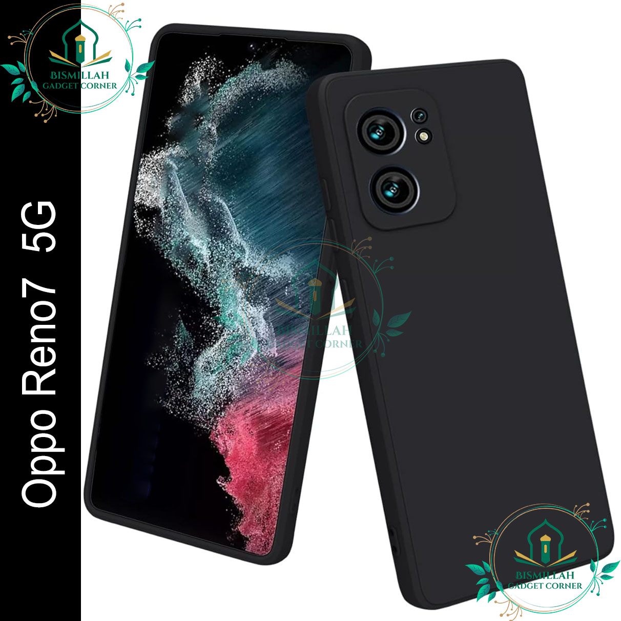 Premium Liquid Silicone Phone case for Oppo Reno7 5G Liquid Silicon Mobile Back Case Soft Silicone Phone Cover Silicone Phone Cases Price in Bangladesh - Mobile.com.bd