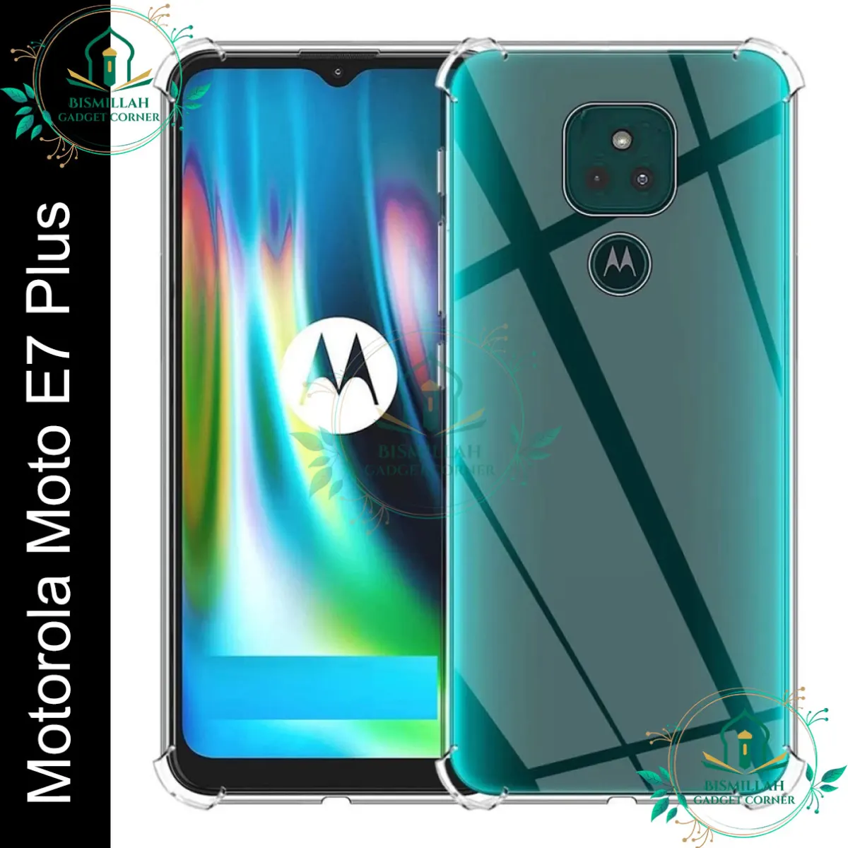 Transparent back cover For Motorola Moto E7 Plus / Motorola Moto E7+ Luxury transparent Protect Back Cover Soft Case
