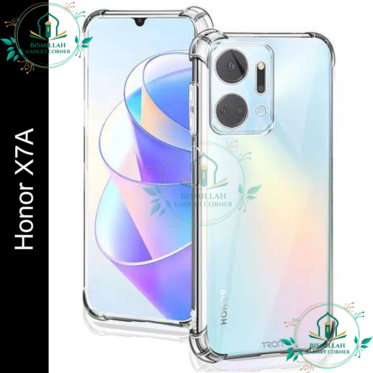 Transparent back cover For Honor X7a Luxury transparent Protect Back Cover Soft Case Silicone Phone Cases Price in Bangladesh - Mobile.com.bd