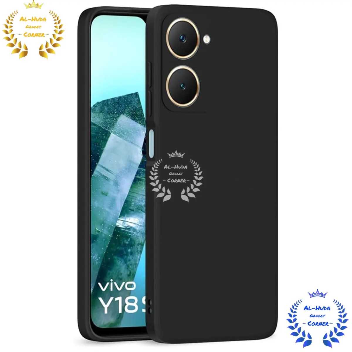 Shockproof & Transparent Crystal Clear Back Cover Case / Matte Protective Lens Flexible Back Cover for Vivo Y18 / Y18 Ultra / Y28s 5G / vivo T3 Lite | Slim Silicone Cover with Soft Lining Shockproof Full Body Bumper Case