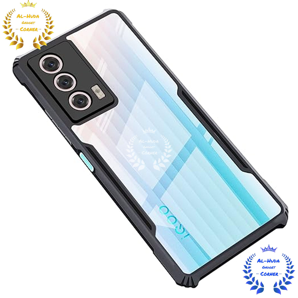 Xundd Back Cover for vivo iQOO Z5 5G Transparent Hybrid Hard PC Back Bumper Silicone Phone Cases Price in Bangladesh - Mobile.com.bd