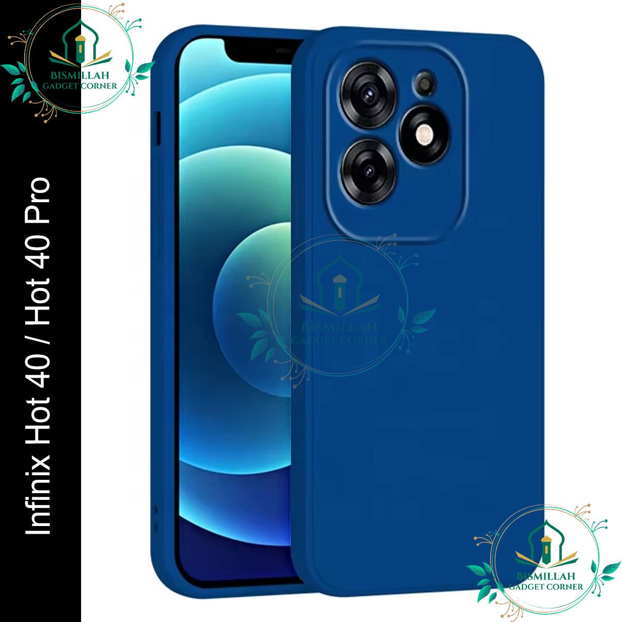 Original Premium Liquid Silicone Phone case for Infinix Hot 40 / Infinix Hot 40 Pro Liquid Silicon Mobile Back Case Soft Silicone Phone Cover - Price in Bangladesh