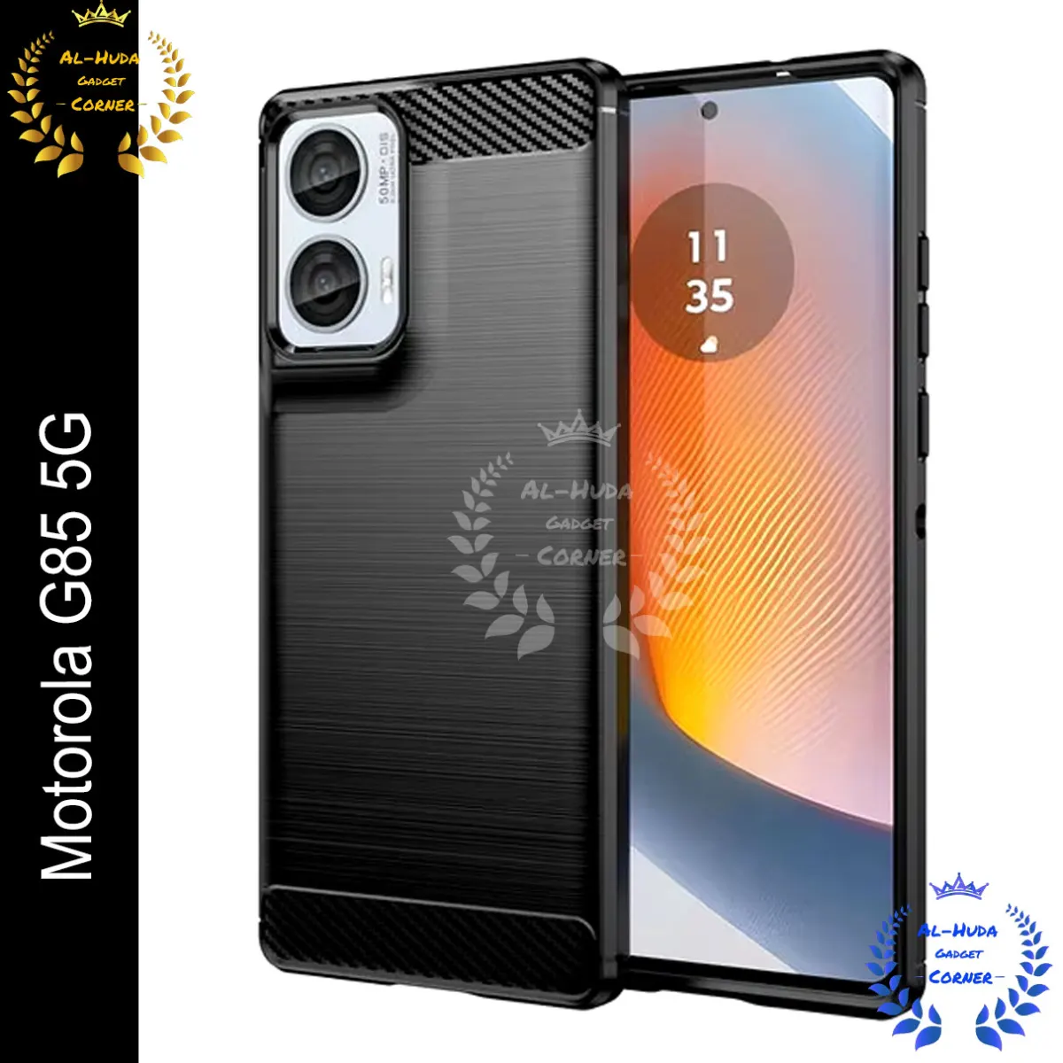 Original Spigen cover For Motorola Moto G85 5G Carbon Fiber Back cover Soft Slim Fashion Non-Slip Protective Carbon Fiber Phone Case