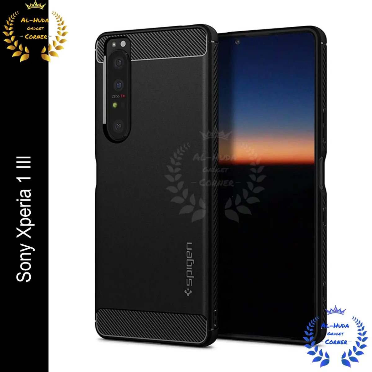 Spigen cover For Sony Xperia 10 III / Sony Xperia 10 iii Carbon Fiber Back cover Soft Slim Fashion Non-Slip Protective Carbon Fiber Phone Case