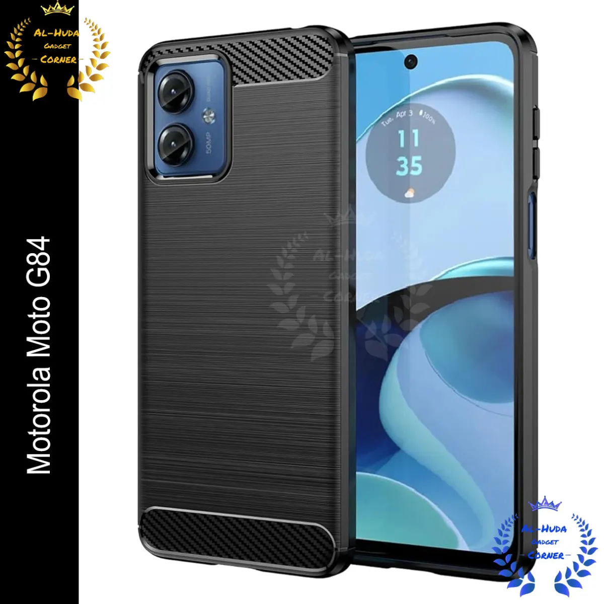 Spigen cover For Motorola Moto G84 Carbon Fiber Back cover Soft Slim Fashion Non-Slip Protective Carbon Fiber Phone Case