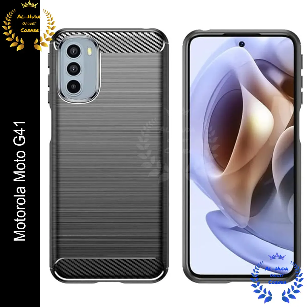Spigen cover For Motorola Moto G41 Carbon Fiber Back cover Soft Slim Fashion Non-Slip Protective Carbon Fiber Phone Case