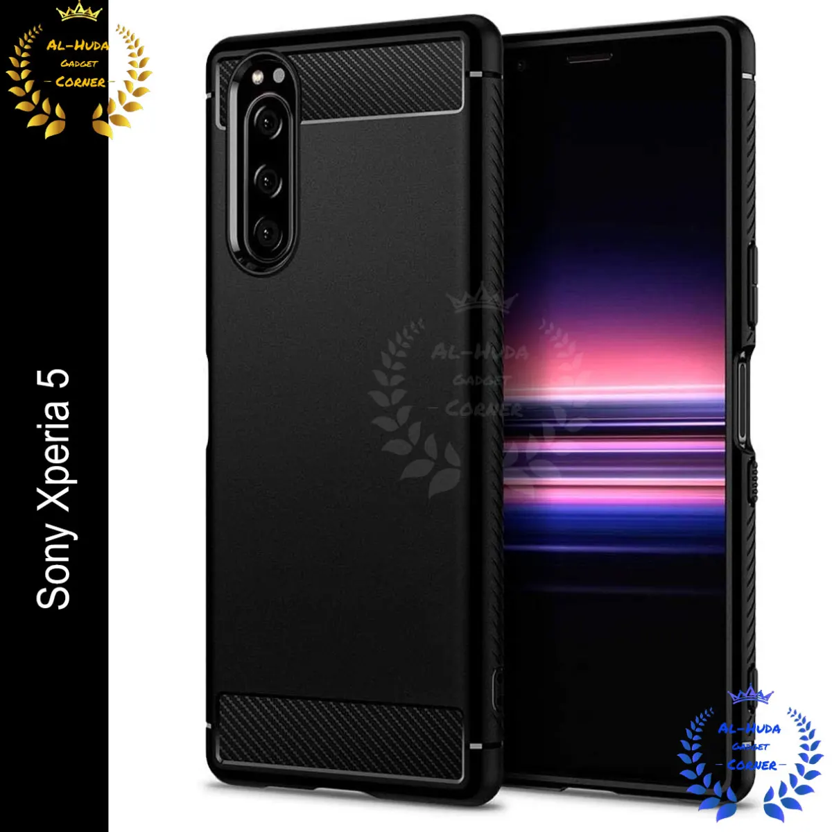 Spigen cover For Sony Xperia 5 Carbon Fiber Back cover Soft Slim Fashion Non-Slip Protective Carbon Fiber Phone Case