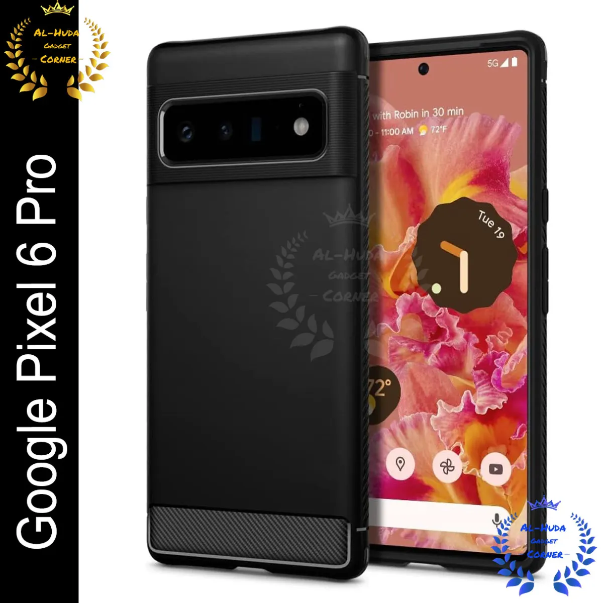 Spigen cover For Google Pixel 6 Pro Carbon Fiber Back cover Soft Slim Fashion Non-Slip Protective Carbon Fiber Phone Case