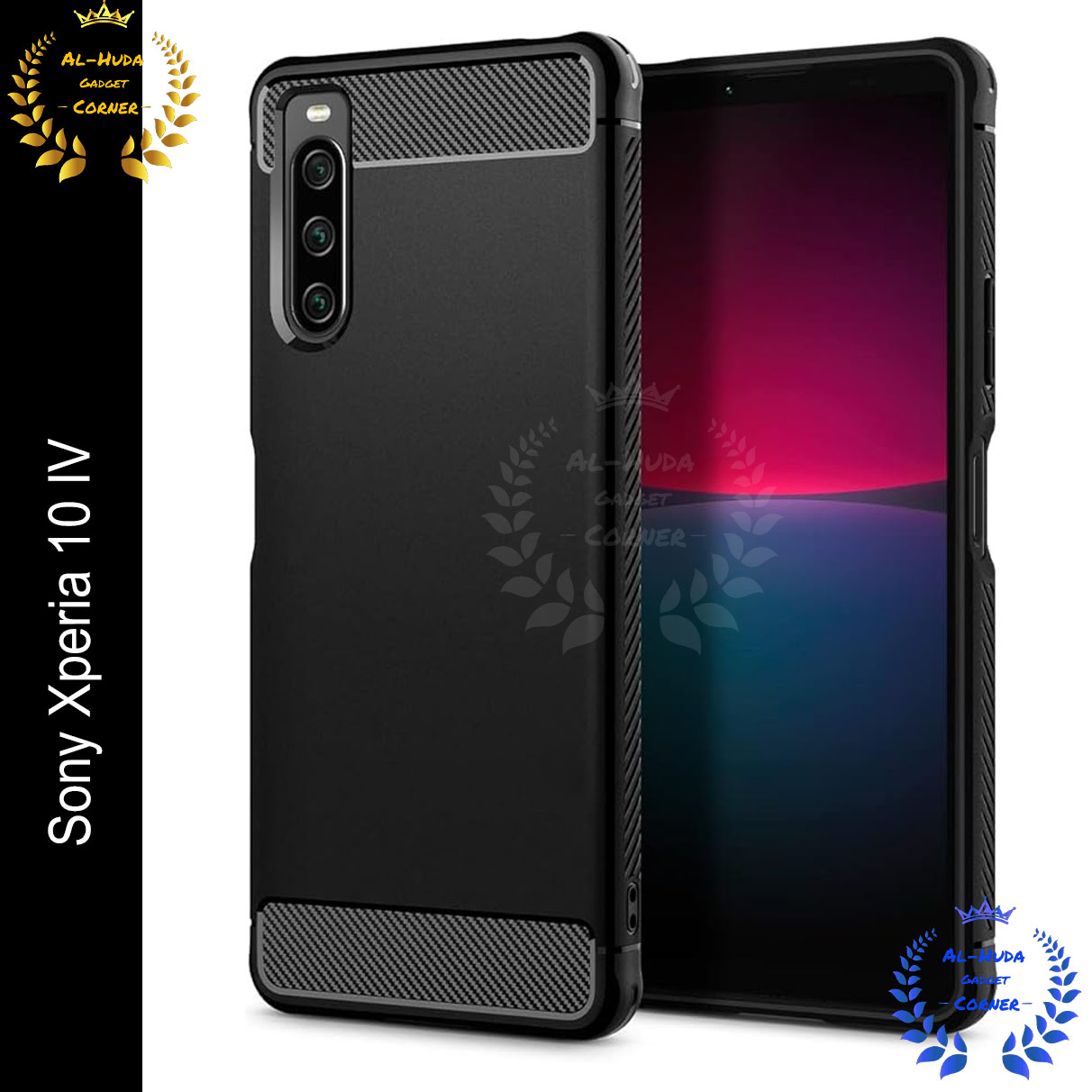 Spigen cover For Sony Xperia 10 IV Carbon Fiber Back cover Soft Slim Fashion Non-Slip Protective Carbon Fiber Phone Case Silicone Phone Cases Price in Bangladesh - Mobile.com.bd