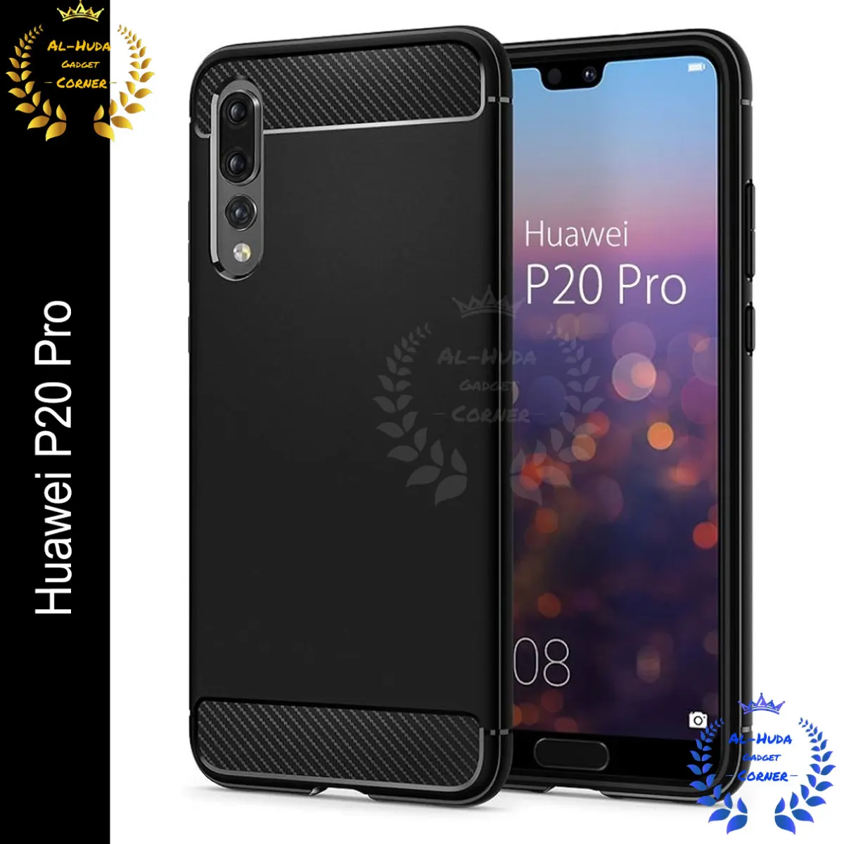 Spigen cover For Huawei P20 Pro Carbon Fiber Back cover Soft Slim Fashion Non-Slip Protective Carbon Fiber Phone Case