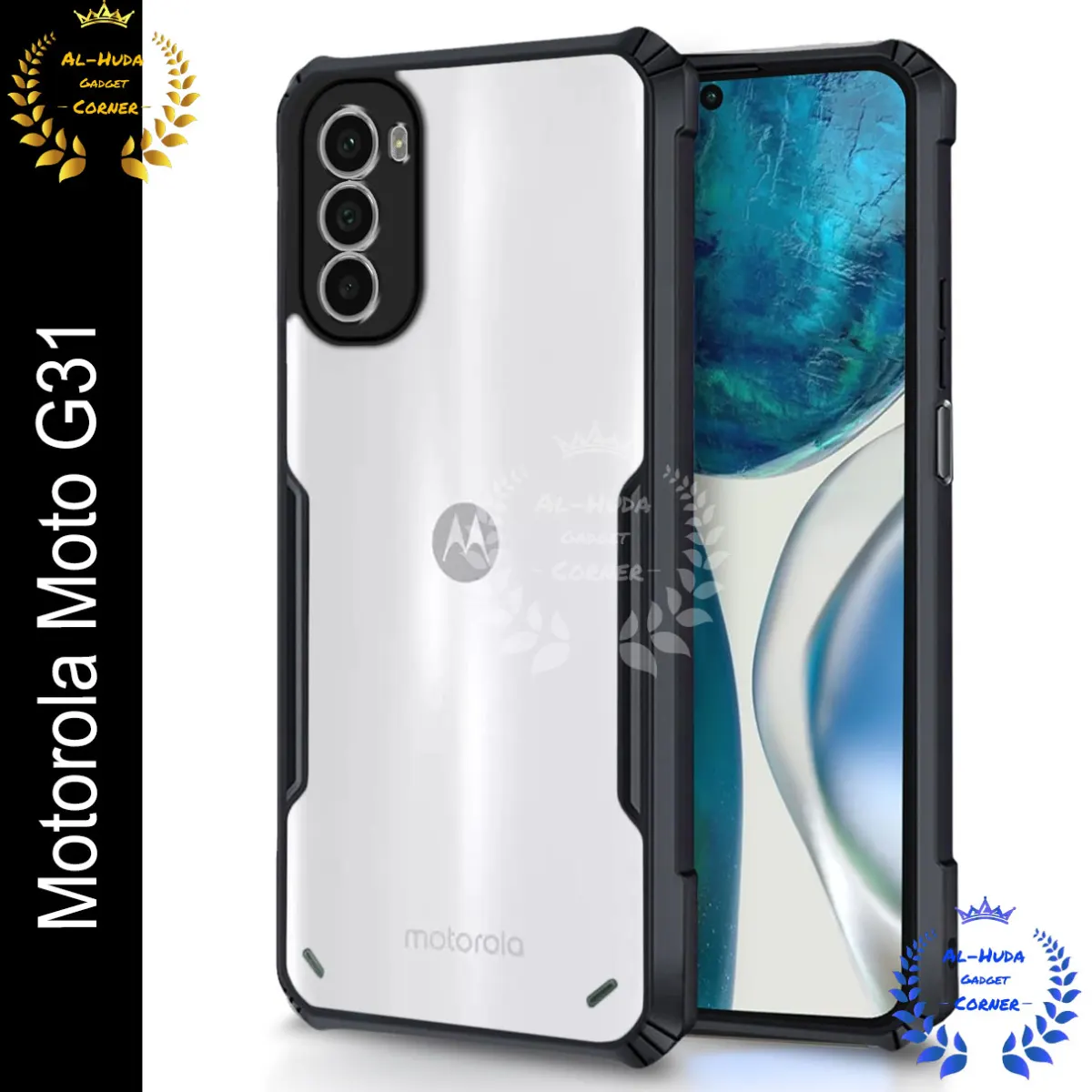 Xundd Back Cover for Motorola Moto G31 Transparent Hybrid Hard PC Back Bumper (Best Quality)